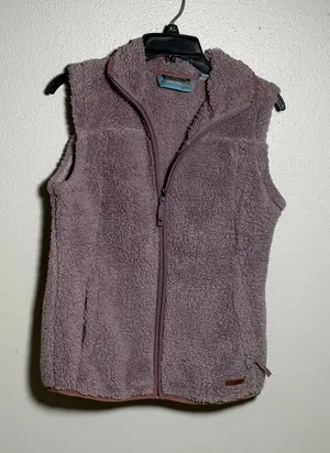 Free Country Women Plush Faux Fur Fleece Vest Sleeveless Woodrose Outdoor size S thumbnail 1