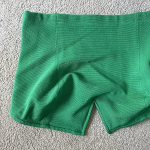 Maeve by Anthropologie Corset Style Crop Top Strapless Green Women's Size Large thumbnail 6