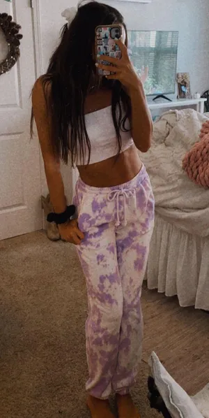 Purple Tie Dye Sweats thumbnail 2