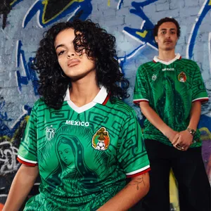 Mexico Guadalupe Jersey Green Size L thumbnail 1