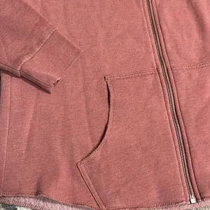walk in love. Women’s‎ Pink Fleece Do Not Worry Wildflower Zip Up Hoodie Small thumbnail 6
