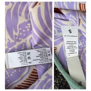 Maaji Lavander Wisteria Mae Reversible One-Piece Swimsuit Size Small thumbnail 9