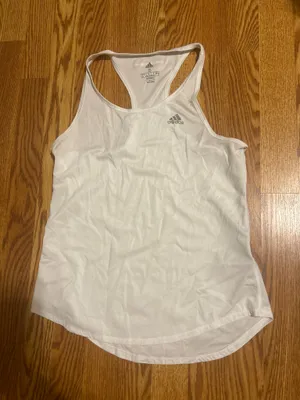 Adidas Women’s White Tank Top thumbnail 1