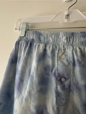PINK Victoria’s Secret Blue Tie Dye Sleep‎ Shorts thumbnail 2