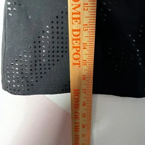 Vtg Y2K Express Tube Top Small Black Sequin Polka‎ Dot 2007 Gothic thumbnail 6