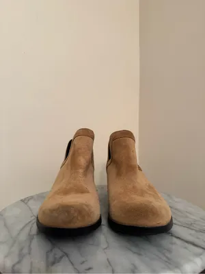Sorel Lolla Cut Out Booties Women’s Size 7.5 Tan Suede Ankle Boots Casual thumbnail 3