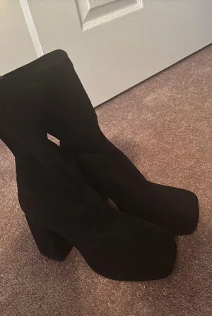 Block Heel Booties Size 7 thumbnail 2