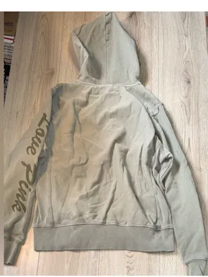 Victoria’s Secret pink green zip up hoodie sweatshirt hooded sweater thumbnail 2