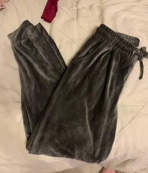Pink Republic Velvet Joggers thumbnail 1