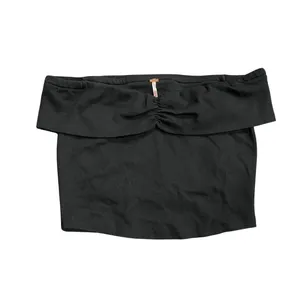 Free People Cooler in Capri Set Off the Shoulder Top Black Elastic Skirt Small thumbnail 6