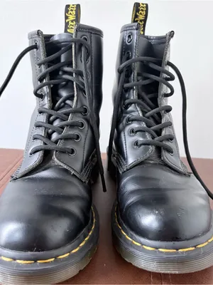 Dr. Martens 1460 Smooth Leather Lace Up Boots Black Women’s Size 7 US thumbnail 6