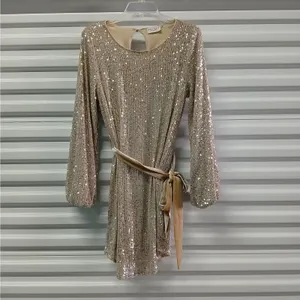 Dress Forum Sequin Dress Women Small Gold Formal Evening Cocktail Party Wedding thumbnail 4