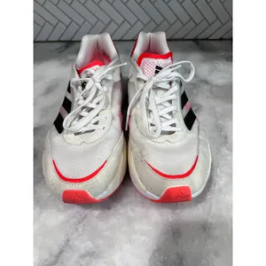 Adidas Adizero Boston 10 Women’s 9.5 White Black Solar Red Running Shoes FY4087 thumbnail 2