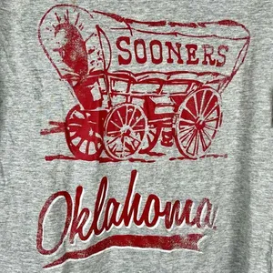 New Russell OU Oklahoma University Sooner Long Sleeve T Shirt Large thumbnail 2