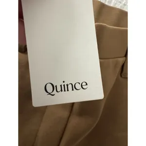 Quince Ultra-Stretch Ponte Straight Leg Pants Roasted Pecan Size Medium thumbnail 5