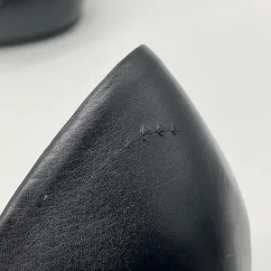 Vince Nina Leather D'Orsay Flats - Black - 11M thumbnail 5