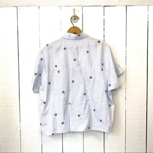 •Madewell embroidered peace sign shirt• thumbnail 4