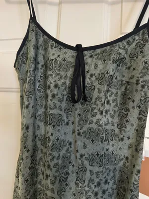 BOUTIQUE PAISLEY DRESS Green Size M thumbnail 2