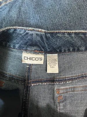 Chico's Denim skirt thumbnail 3