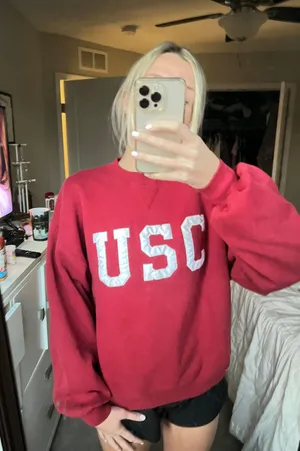 USC Crewneck Red Size M thumbnail 1