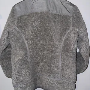 Patagonia Womens Retro X‎ Deep Pile Sherpa Zip Up Jacket Gray Large J thumbnail 5
