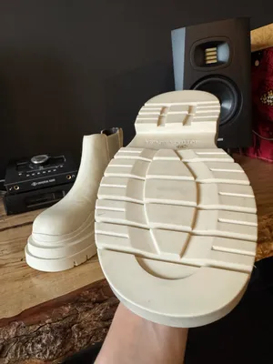 Genuine Leather Ankle Boots White Size 7 thumbnail 4
