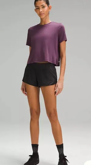 Lululemon Black Hotty Hot Shorts 2.5" thumbnail 1