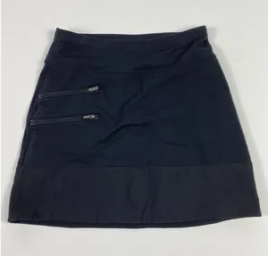 Athleta‎ Skort Womens XXS Black Athletic Golf Tennis Built-In Shorts Zip Pockets thumbnail 1
