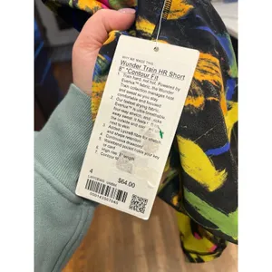 Lululemon Wunder Train High-Rise shorts Undertone Black Womens 4 nwt‎ thumbnail 4