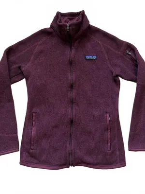 Patagonia Better Sweater 1/4 Zip Jacket Pullover Fleece Burgundy Red Women's XS thumbnail 1