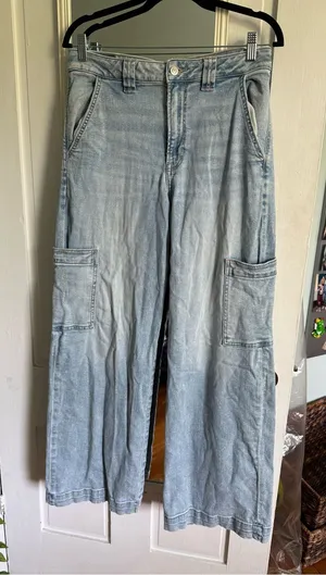 American Eagle wide leg jeans thumbnail 1