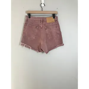 Rag & Bone Maya High-Rise Shorty Short Light Plum Organic Cotton Size 27 thumbnail 9