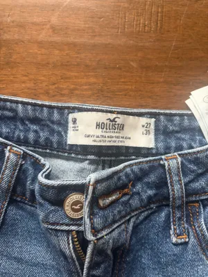 Hollister curvy ultra high rise dad jeans thumbnail 3