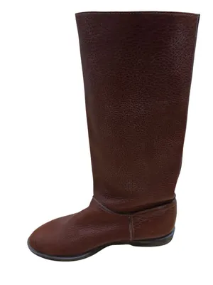 Eddie Bauer Brown Leather Tall Riding Boots Vibram Sole Women Approx US 8 EU 39 thumbnail 3
