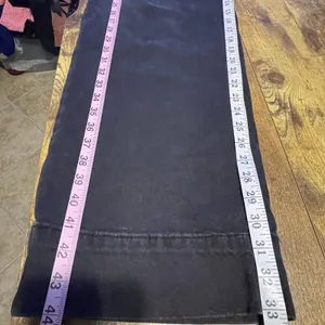 Express High Rise Wide Leg Trouser Jeans Sz 6 R Gray Denim Grunge Edgy Utility thumbnail 12