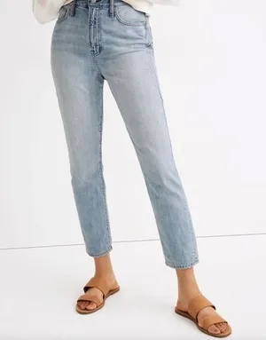 Madewell The Curvy Perfect Vintage Jean in Fitzgerald Wash 100% Cotton Size 23 thumbnail 1