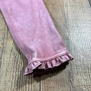 JoyLab Pink Acid Wash Ruffle Hem High Waisted Yoga Leggings Womens XS thumbnail 2