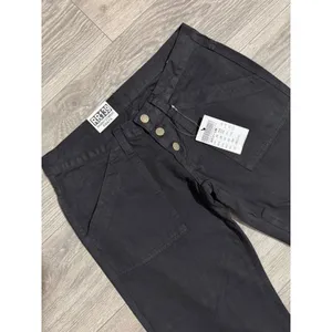 New J Galt Brandy Melville M Black Skinny Combat Pants Low Rise‎ Cargo Punk Y2K thumbnail 10