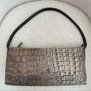 Roberto Cavalli Freedom Animal Print Baguette Purse Bag thumbnail 1
