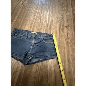 Forever 21 Shorts Womens 28 Blue‎ Dark Wash Denim Jorts Jean Y2K Summer Beach thumbnail 4