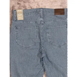 Madewell Womens‎ Skinny Jeans Blue White Mid Rise Striped Size 28 NWT thumbnail 5