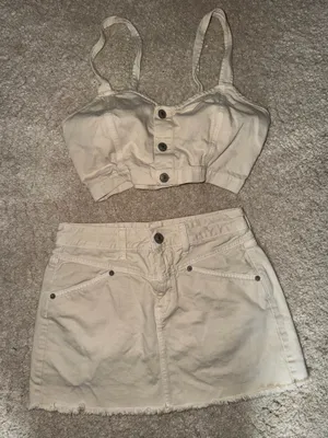 American Eagle Outfitters Denim Skirt Set  thumbnail 2
