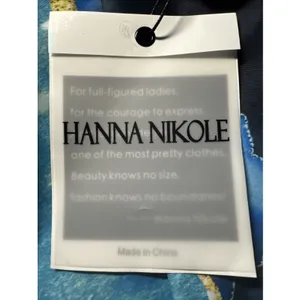 Hanna‎ Nikole Blue Agate Print Swim Dress Tummy Control 18W thumbnail 3