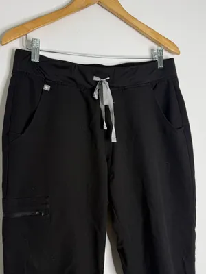 FIGS Zamora Jogger Scrub Pants Size M Black Technical Collection W1ASW2005 thumbnail 5