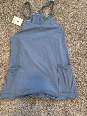 NWT Fashion Sleeveless Athletic mini romper dress with built in shorts size smal thumbnail 7
