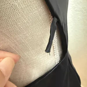 *flawed* PRINCESS POLLY Black Satin Dress thumbnail 12