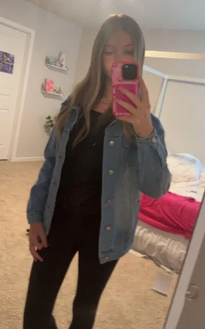 Princess Polly Denim Jacket thumbnail 1