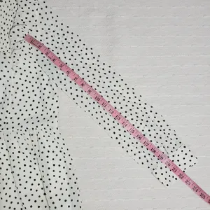Madewell Smocked Ruffle-Shoulder Midi Dress in Inkbrush Dots‎ Size M thumbnail 8