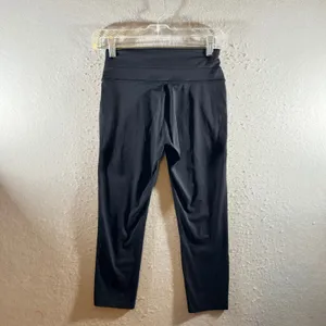 1267 | Peloton High Waisted Logo Athletic Crop Leggings‎ Black Womens S thumbnail 2