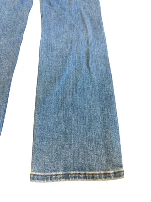 Tribal Jeans Audrey Light Wash Wide Leg Cropped Jeans Button Size 8 Women's NWT thumbnail 2